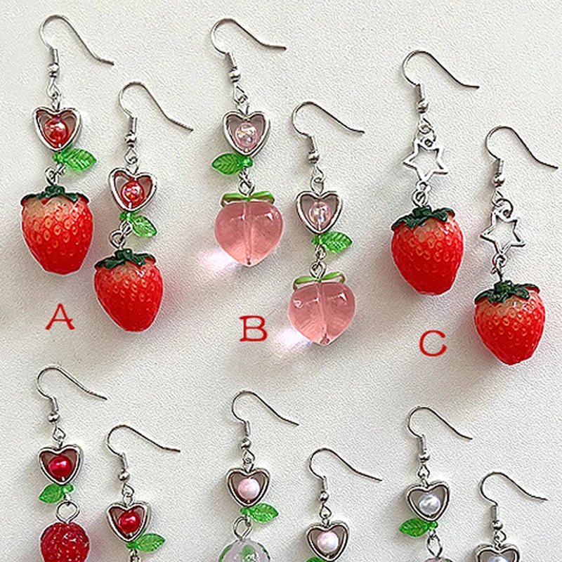 Cute Y2K Fruit Themed Single Girl's Ear Ring Fashion Accessory 1 Piece