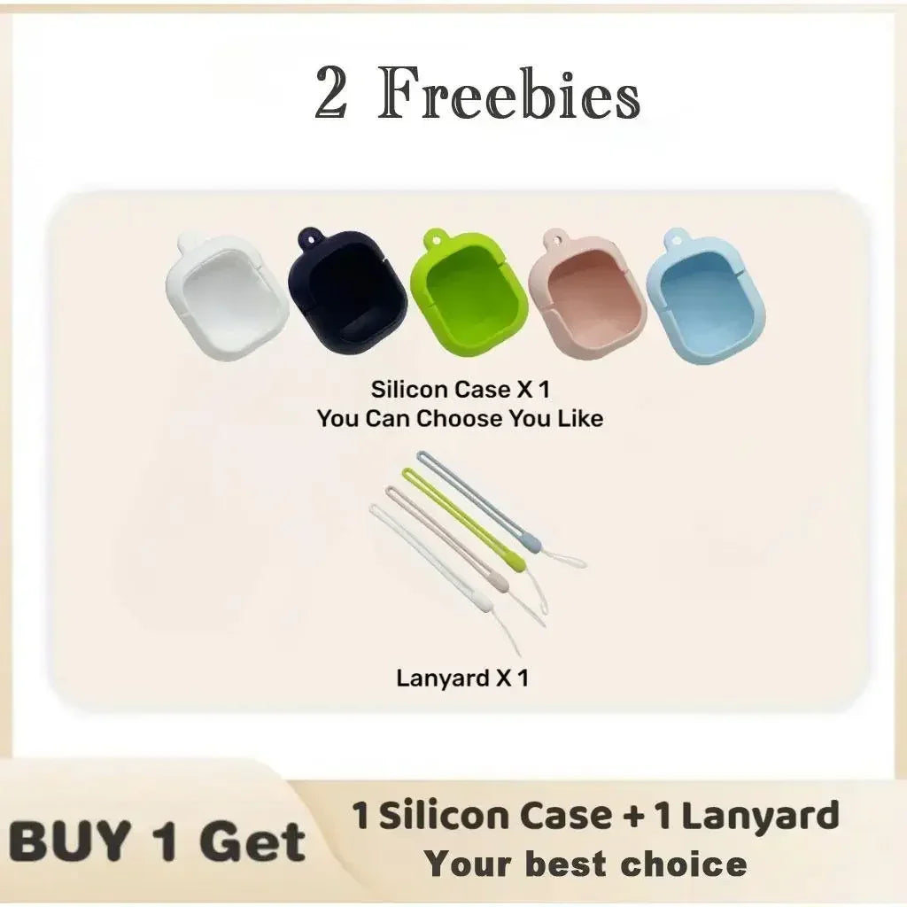 Earbuds Silicon Case Silicone Case with Lanyard for Wireless Earbuds Earbuds Organization Protection Cases for School Travelling