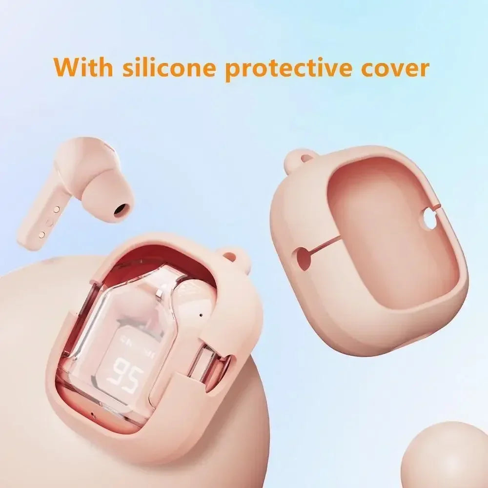 Earbuds Silicon Case Silicone Case with Lanyard for Wireless Earbuds Earbuds Organization Protection Cases for School Travelling