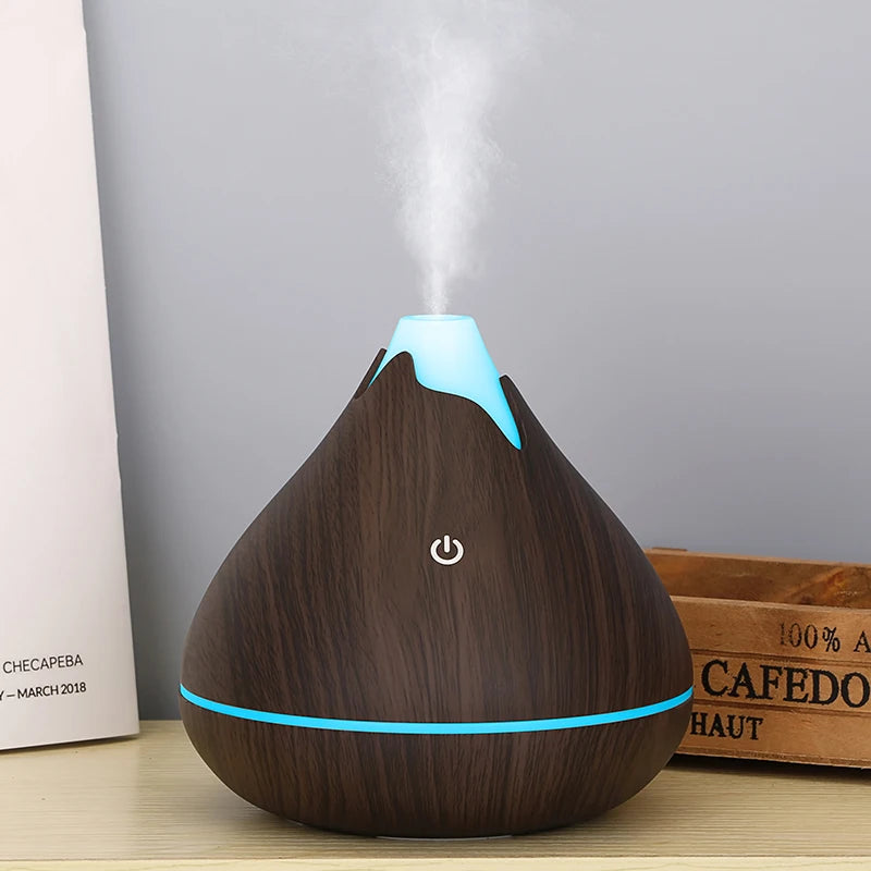 200ml USB Aroma Essential Oil Diffuser Ultrasonic Mini Humidifier Air Purifier 7 Color Change LED Night Light for Office Home