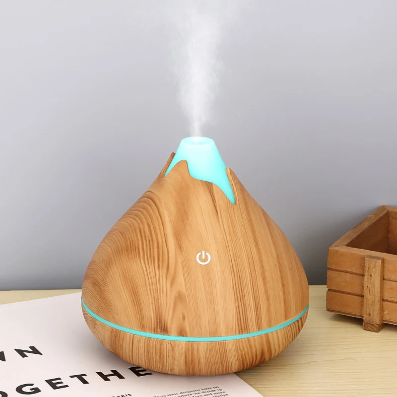 200ml USB Aroma Essential Oil Diffuser Ultrasonic Mini Humidifier Air Purifier 7 Color Change LED Night Light for Office Home