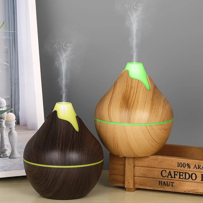 200ml USB Aroma Essential Oil Diffuser Ultrasonic Mini Humidifier Air Purifier 7 Color Change LED Night Light for Office Home