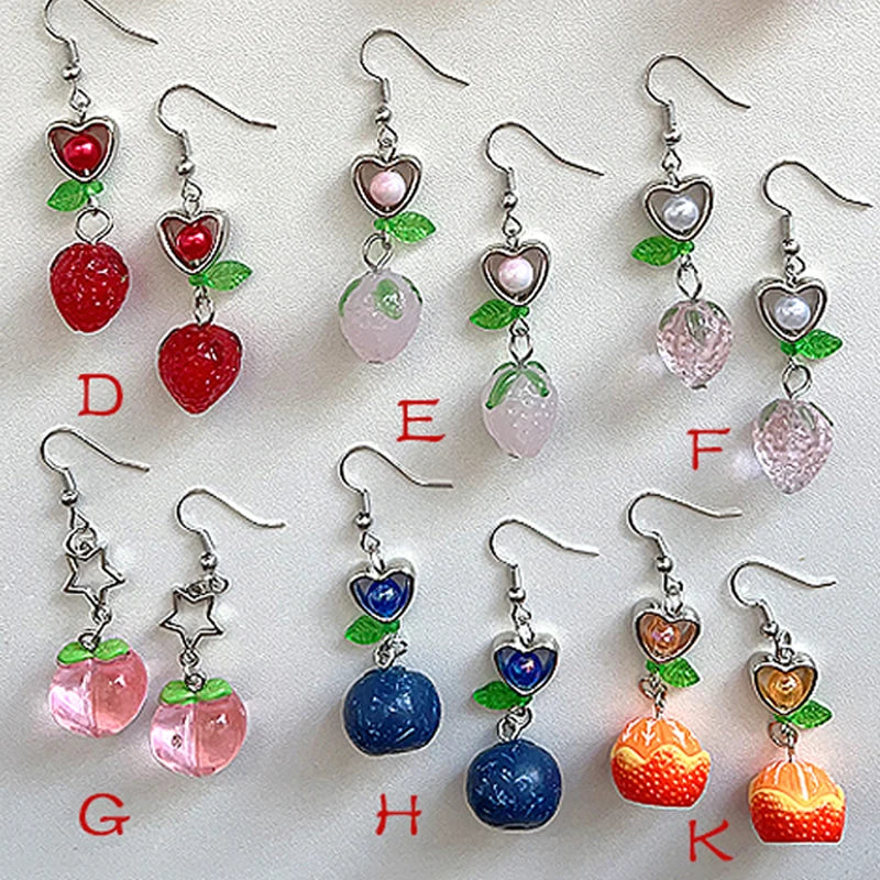 Cute Y2K Fruit Themed Single Girl's Ear Ring Fashion Accessory 1 Piece